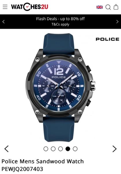 Police Mens Sandwood Watch PEWJQ2007403