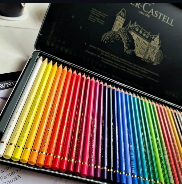 First purchase of Faber Castell polychromos pencils.