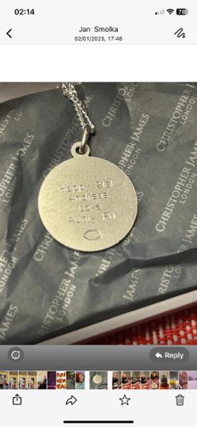 Beautiful St Christopher Pendant for a very happy nephew