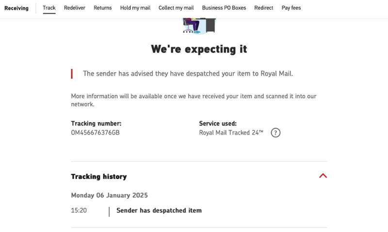 Very long dispatch time
