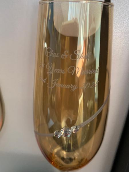 21st Anniversary flutes