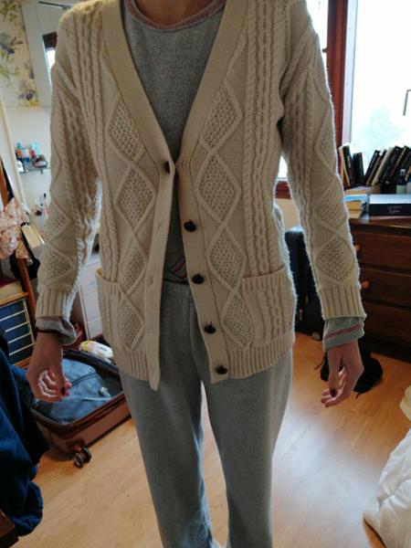 Cardigan Boyfriend Aran