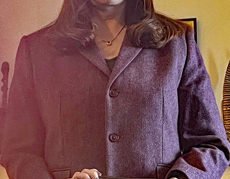 Heather Herringbone Orla Donegal Tweed Jacket