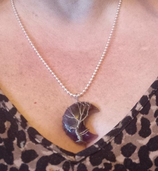 24in silver bead pendant 3mm