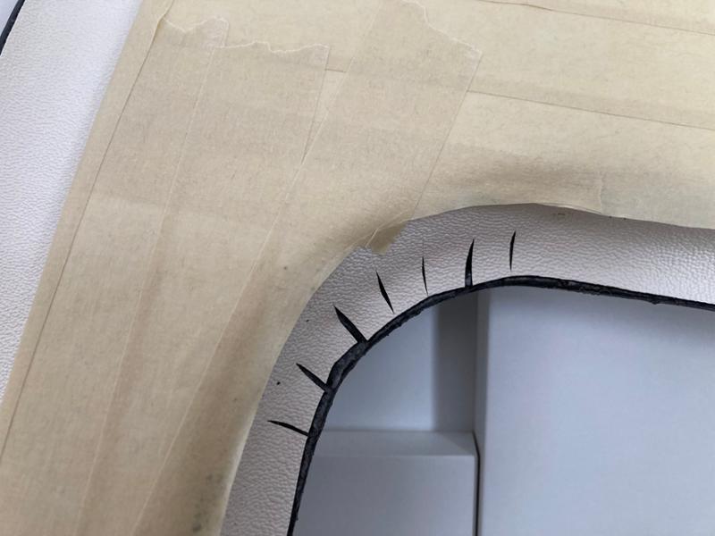 Nissan Figaro Rear Window Frame Fully Trimmed