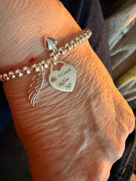 Handwritten bracelet
