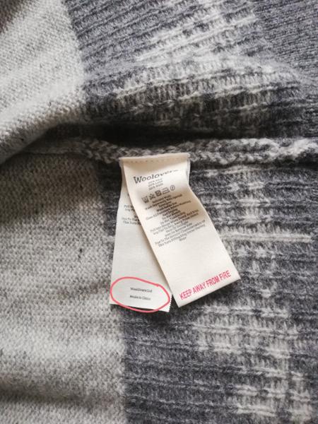 Lovely cardigan, an average shopping experience