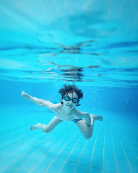 Great class, bonding time, warm pool