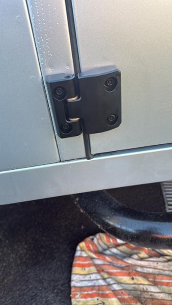 CNC Hinge Front Door Black
