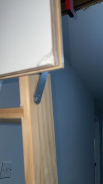 Loft hatch ladder