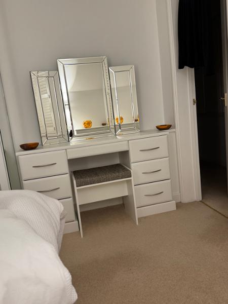 Large Triple Bevelled mirror