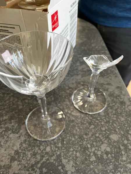 Broken glasses delivered!