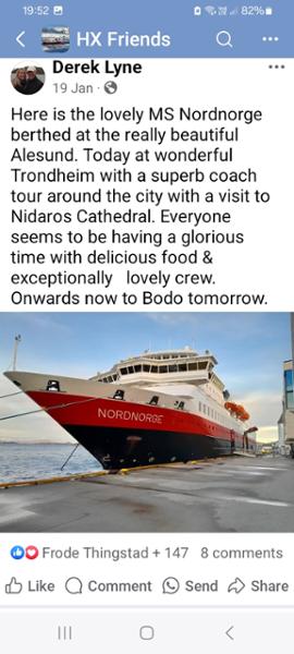 My fourth cruise in Hurtigruten ships: