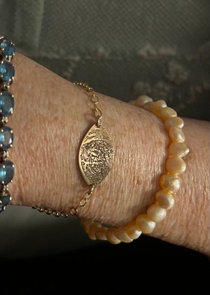 Sweet Petal Fingerprint Bracelet
