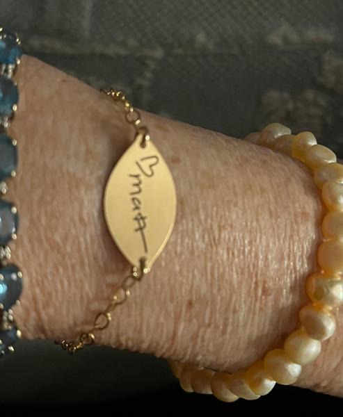 Sweet Petal Fingerprint Bracelet