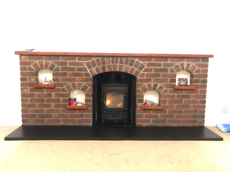 Great paint for wood stove and tiles