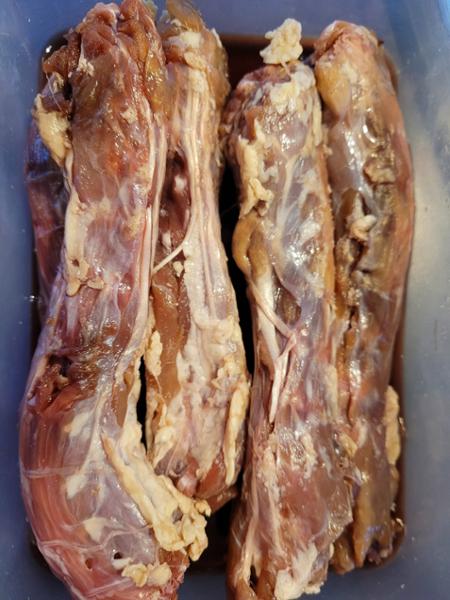 Duck Necks, tasty favourite as recommended by our dogs
