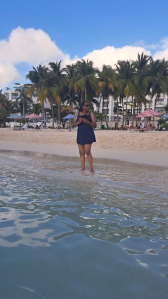 Sicily Swim Dress with XTRA LIFE (S624) in Navy by Nicola Jane 16