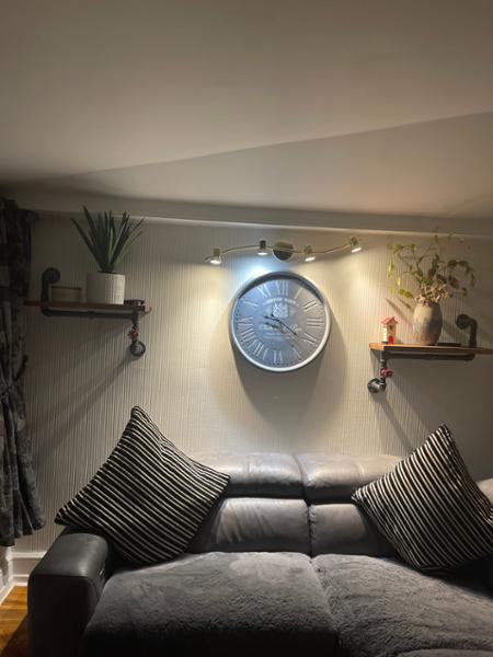 Gorgeous pipe shelf
