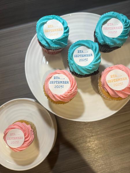 Personalised Cupcakes | Box of 6 | Add Any Personal Message | Next Day UK Delivery