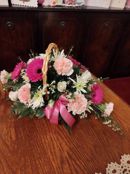 Beautiful Birthday Basket Bouquet