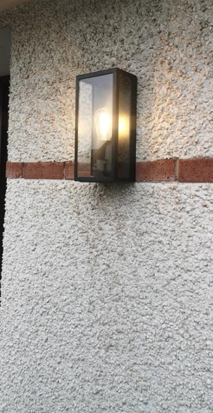 Zinc Minerva Exterior Box Lantern Black ZN-20944-BLK