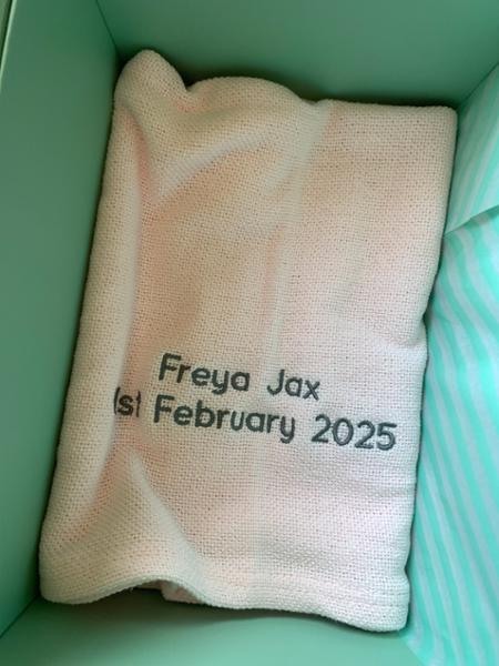 Blanket & card