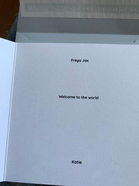 Blanket & card