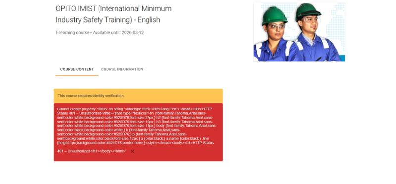 Can't verify my colleague identity