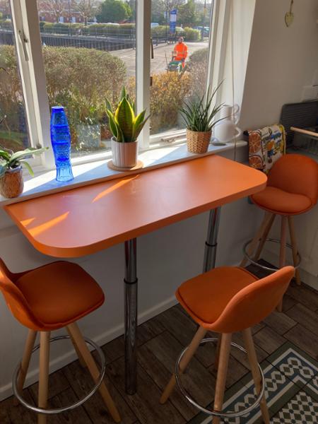 40mm Orange Laminate Table Tops