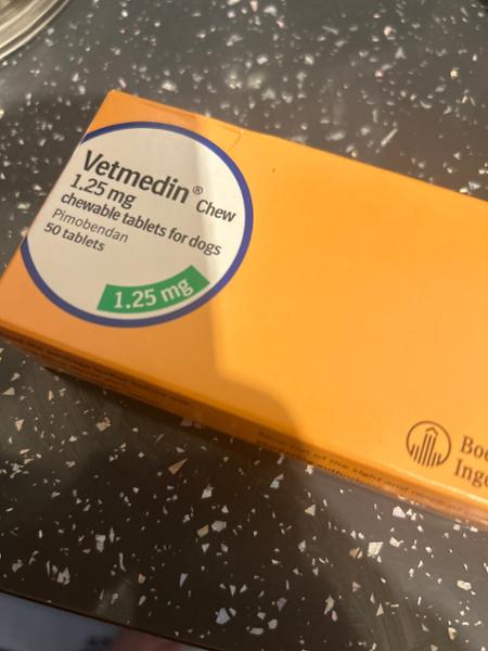 Vetmedin Chewable Tablets 1.25mg