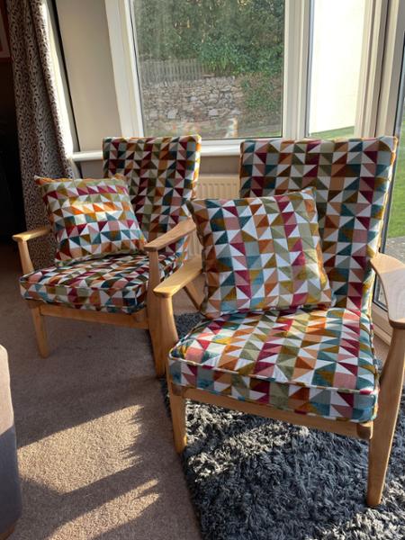 Samples and fabric