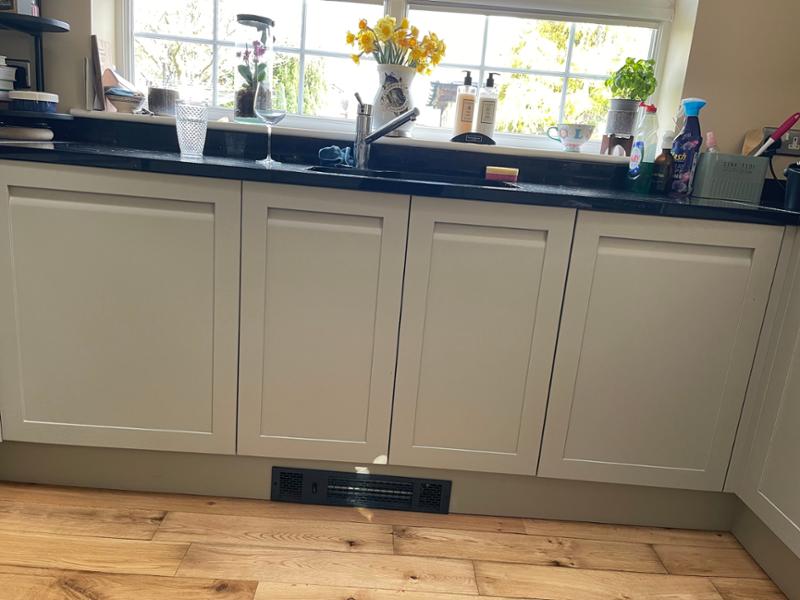Finally a warm kitchen!