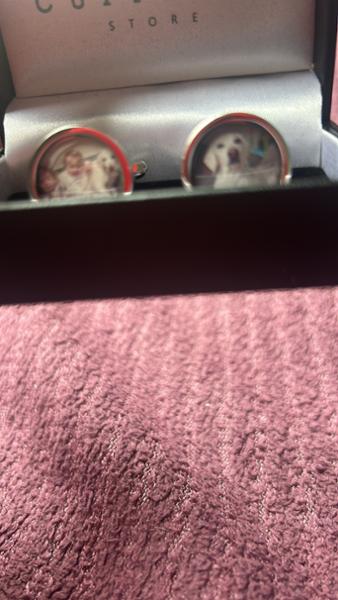 Pictured cufflinks