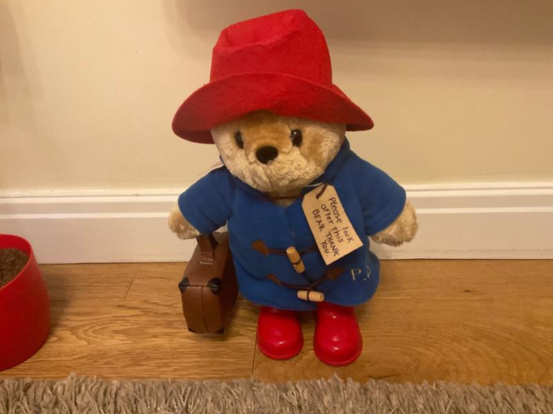 Large Paddington Bear With Boots & Suitcase