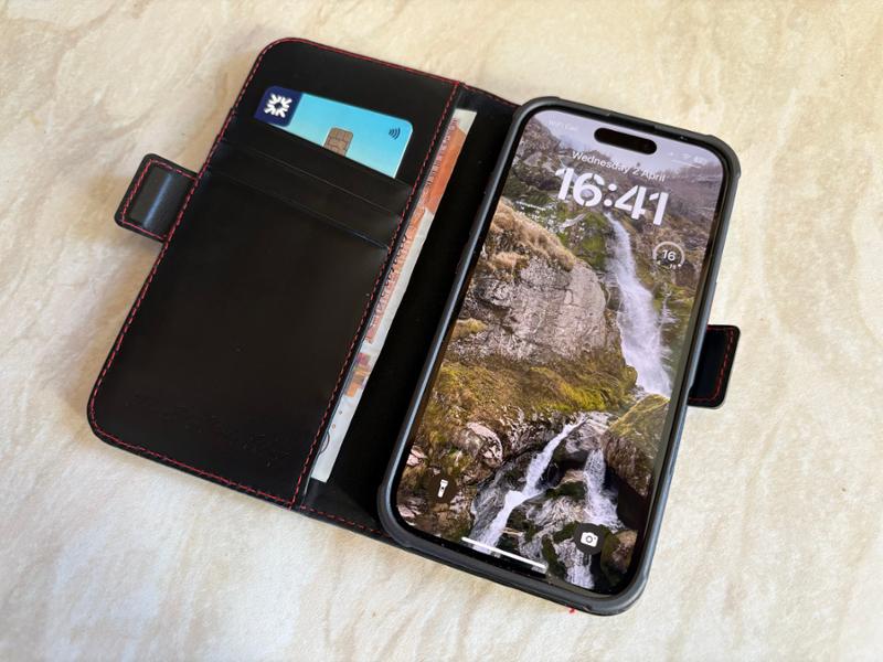Ed Hicks "Roya" Slim Genuine Leather Wallet Case for iPhone 16- Magsafe Compatible