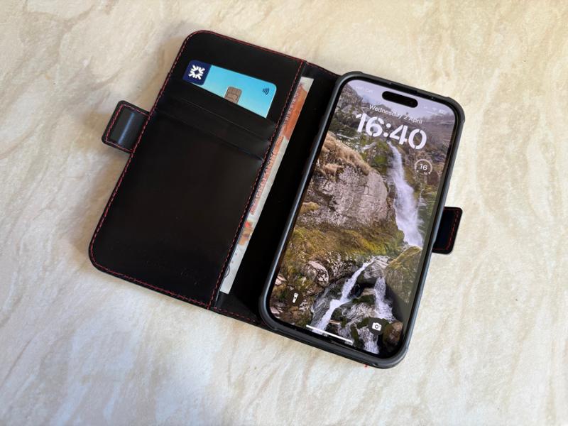 Ed Hicks "Roya" Slim Genuine Leather Wallet Case for iPhone 16- Magsafe Compatible