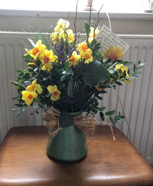 Gorgeous get well daffodils