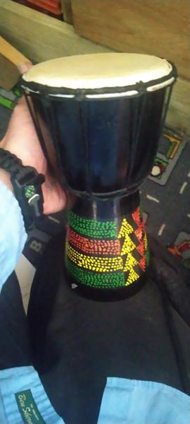 Percussion Workshop Kente djembe - rope tuned - 7 inch (head) / A1