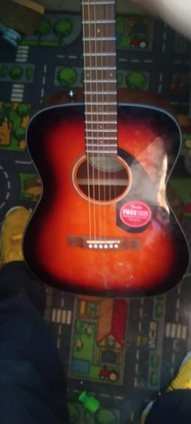 Fender CC-60S concert acoustic guitar - Mahogany / A1