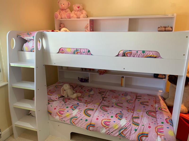 Julian Bowen Orion White Bunk Bed