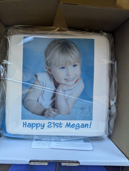Fabulous cake. Excellent customer service!