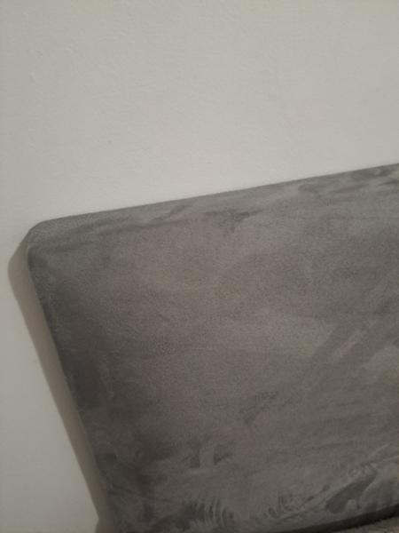 King Size Headboards - Charcoal - 90% Polyester 10% Spandex - Belledorm