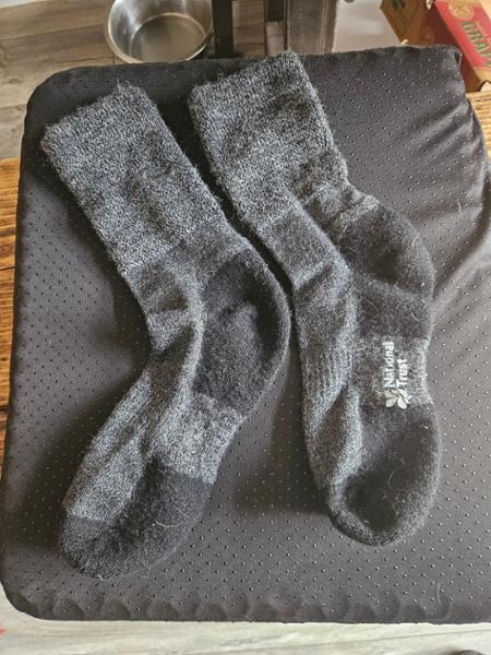 National Trust Black Comfort Walking Socks