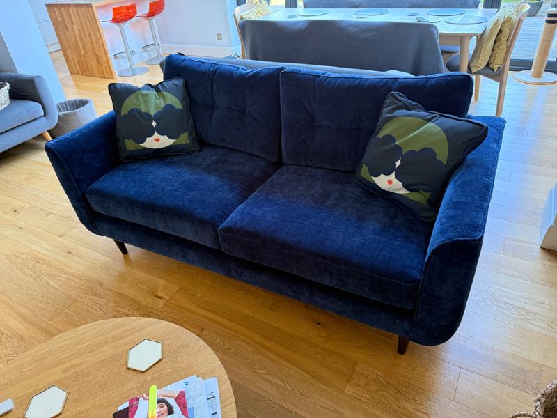 Orla Kiely Linden Medium Velvet Sofa