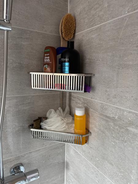 Robert Welch Burford Corner Shower Basket Double