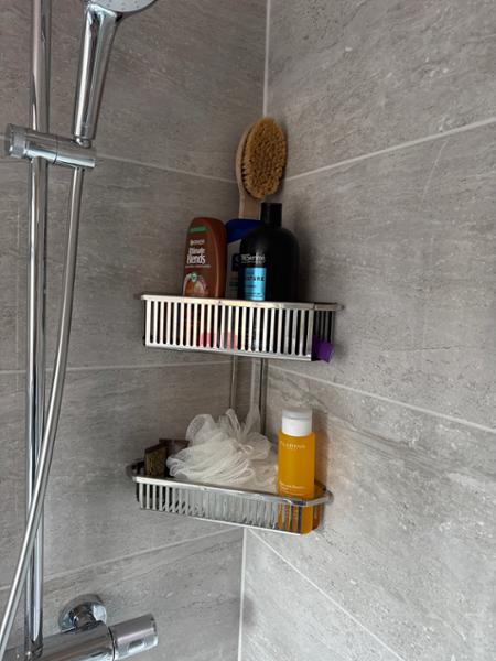 Robert Welch Burford Corner Shower Basket Double