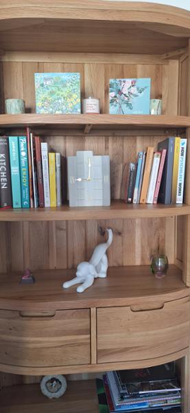 Book shaped clock