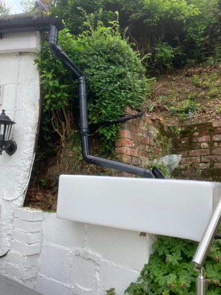 150 Litre Water Tank, Flat X-150 Natural Outlet