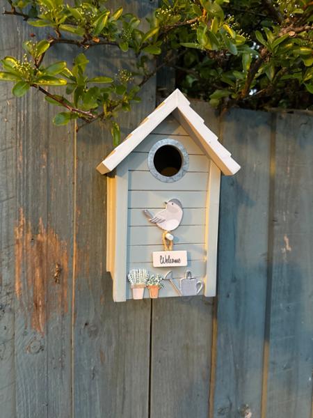 Wooden Bird House | Two Colours